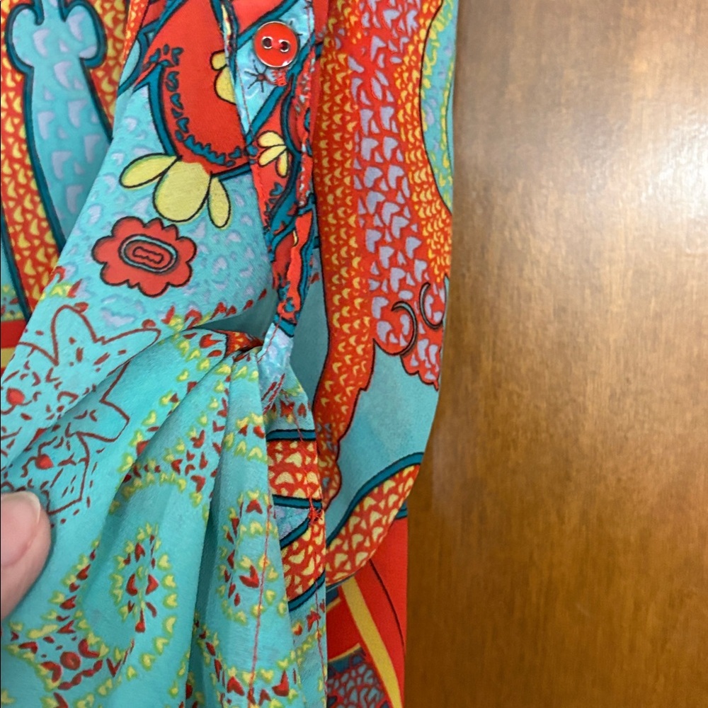 TRIBAL Sz Medium Print Tunic Never Worn So Pretty - Picture 4 of 8